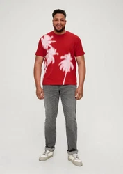 s.Oliver Kurzarmshirt T-Shirt Rot