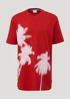 s.Oliver Kurzarmshirt T-Shirt Rot s.Oliver Kurzarmshirt T-Shirt Rot