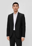 s.Oliver BLACK LABEL Sakko s.O PURE Anzugsakko schwarz