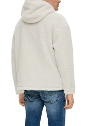 QS Allwetterjacke Jacke Grau/Weiß/Hellblau