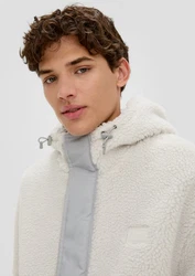 QS Allwetterjacke Jacke Grau/Weiß/Hellblau