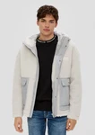 QS Allwetterjacke Jacke Grau/Weiß/Hellblau