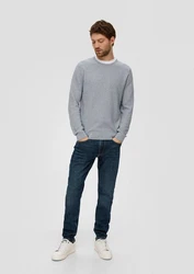 s.Oliver Strickpullover Crew Neck Grau
