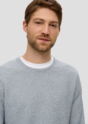 s.Oliver Strickpullover Crew Neck Grau