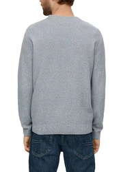 s.Oliver Strickpullover Crew Neck Grau