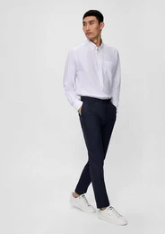 Stoffhose s.O PURE: Anzughose in Woll-Optik