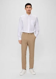 Stoffhose s.O PURE: Anzughose in Woll-Optik