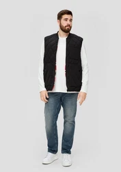 s.Oliver Langarmshirt Longsleeve Weiß/Grau