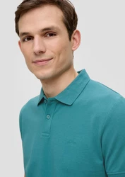 s.Oliver Poloshirt Basic Grün/Türkis/Blau