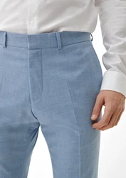s.Oliver Stoffhose Slim Hellblau