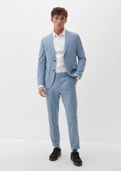 s.Oliver Stoffhose Slim Hellblau