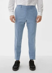 s.Oliver Stoffhose Slim Hellblau