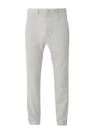 s.Oliver Stoffhose Slim Joggsuit-Hose Stretch-Jersey Grau/Hellgrau