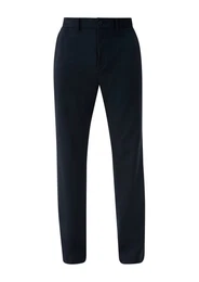 Stoffhose Slim: Joggsuit-Hose aus Stretch-Jersey Durchzugkordel