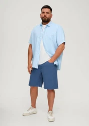 s.Oliver Jeansshorts Jeans-Bermuda Casby Weiß/Creme/Grau
