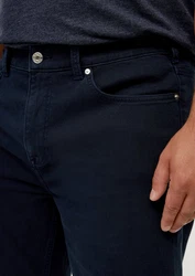 s.Oliver Jeansshorts Jeans-Bermuda Casby Dunkelblau/Blau/Braun/Grau
