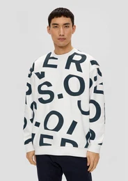 Sweatshirt Sweatshirt mit Allover-Print