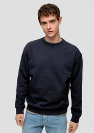 Sweatshirt Sweatshirt mit Logo-Stickerei Stickerei