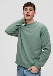 Sweatshirt Sweatshirt mit Logo-Stickerei Stickerei
