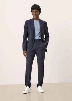 s.Oliver BLACK LABEL Stoffhose Slim Fit