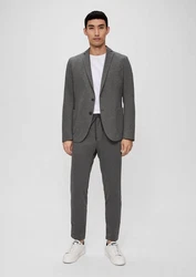 s.Oliver BLACK LABEL Stoffhose Anzughose aus Stretch-Jersey 