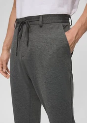 s.Oliver BLACK LABEL Stoffhose Anzughose aus Stretch-Jersey 