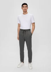 s.Oliver BLACK LABEL Stoffhose Anzughose aus Stretch-Jersey 