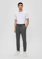 s.Oliver BLACK LABEL Stoffhose Anzughose aus Stretch-Jersey 