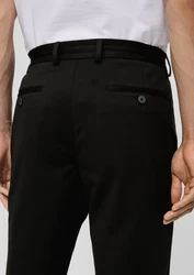s.Oliver BLACK LABEL Stoffhose Anzughose aus Stretch-Jersey 