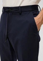 s.Oliver BLACK LABEL Stoffhose Anzughose aus Stretch-Jersey schwarz