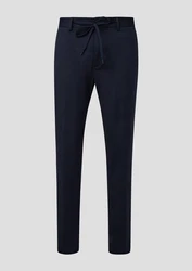 s.Oliver BLACK LABEL Stoffhose Anzughose aus Stretch-Jersey schwarz