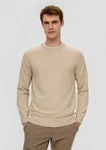s.Oliver Strickpullover aus Wollmix Beige/Khaki/Braun