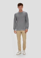 s.Oliver Chinohose Slim Fit Khaki/Grau/Beige