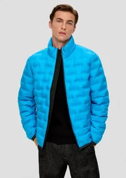 Allwetterjacke Jacke mit Reiverschlusstaschen Logo