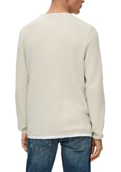 QS Strickpullover Weiß/Creme/Khaki/Beige