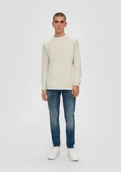 QS Strickpullover Weiß/Creme/Khaki/Beige