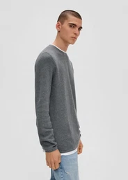 Strickpullover Strickpullover aus reiner Baumwolle
