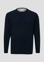 s.Oliver Strickpullover mit Logo-Stickerei 
