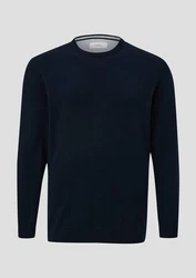 s.Oliver Strickpullover mit Logo-Stickerei 