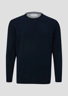 s.Oliver Strickpullover mit Logo-Stickerei 