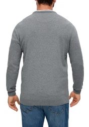 s.Oliver Strickpullover mit Logo-Stickerei 