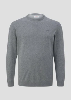 s.Oliver Strickpullover mit Logo-Stickerei 