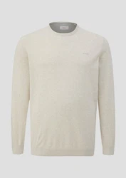 s.Oliver Strickpullover mit Logo-Stickerei 