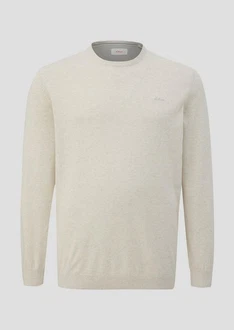 s.Oliver Strickpullover mit Logo-Stickerei s.Oliver Strickpullover mit Logo-Stickerei