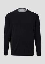 s.Oliver Strickpullover mit Logo-Stickerei 