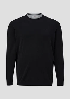 s.Oliver Strickpullover mit Logo-Stickerei 