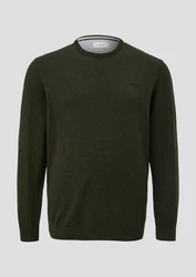 s.Oliver Strickpullover mit Logo-Stickerei 