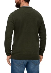 s.Oliver Strickpullover mit Logo-Stickerei 