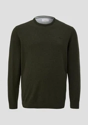 s.Oliver Strickpullover mit Logo-Stickerei 