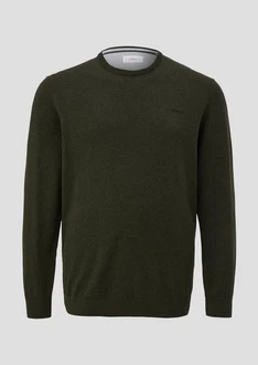 s.Oliver Strickpullover mit Logo-Stickerei s.Oliver Strickpullover mit Logo-Stickerei